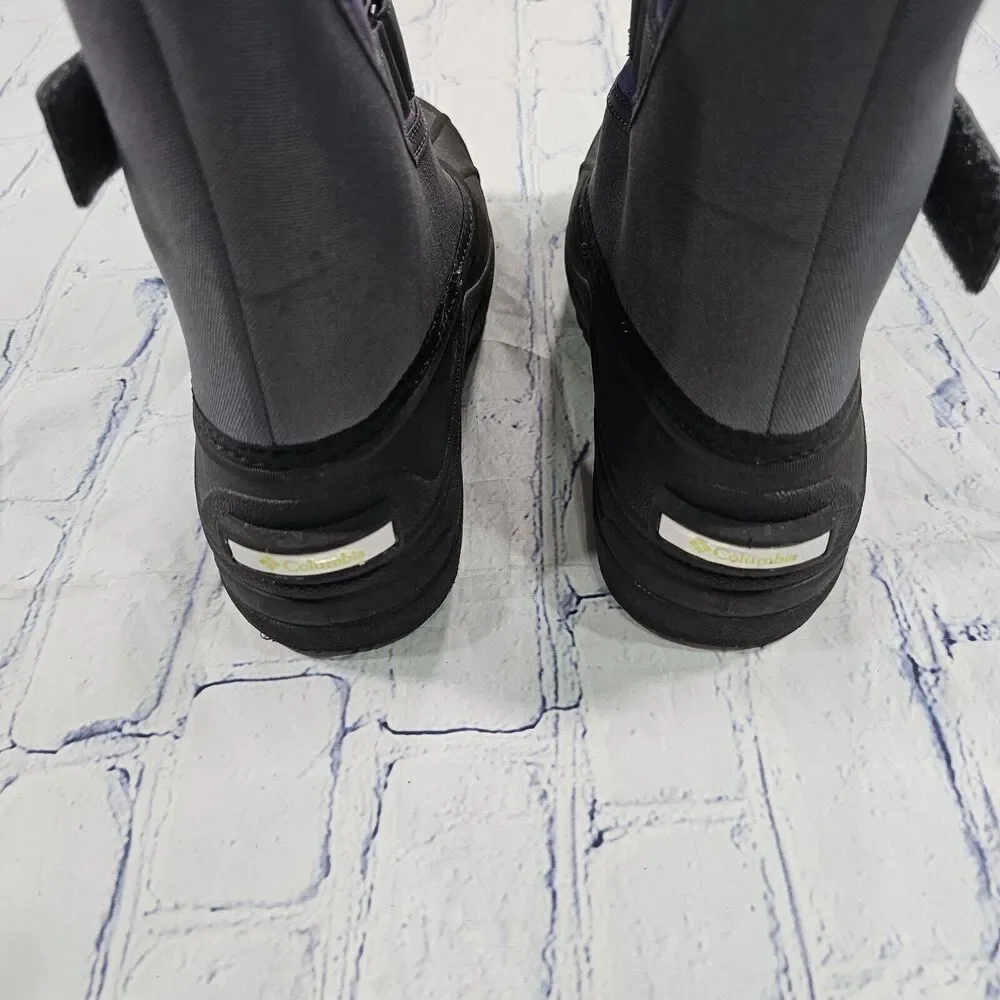 Columbia WOMENS YOUTH SZ 6 Powderbug Plus II Print Snow Boot Waterproof Purple - Picture 9 of 11